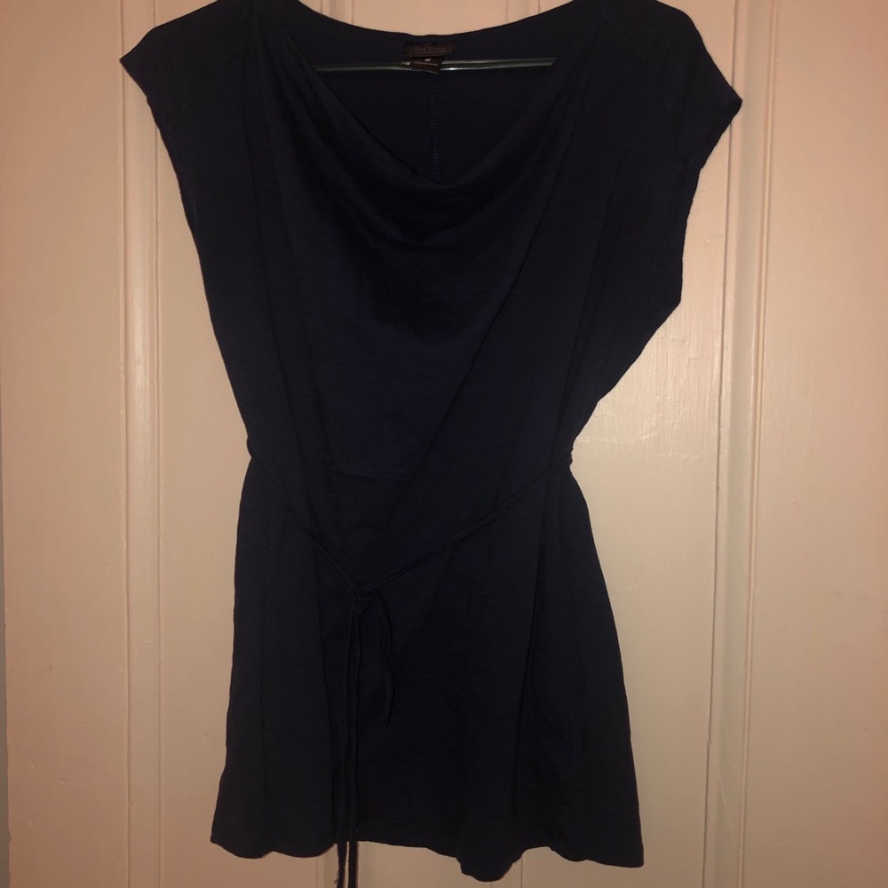 Oh Baby! Maternity.  Navy blue. Medium. Tie waist.